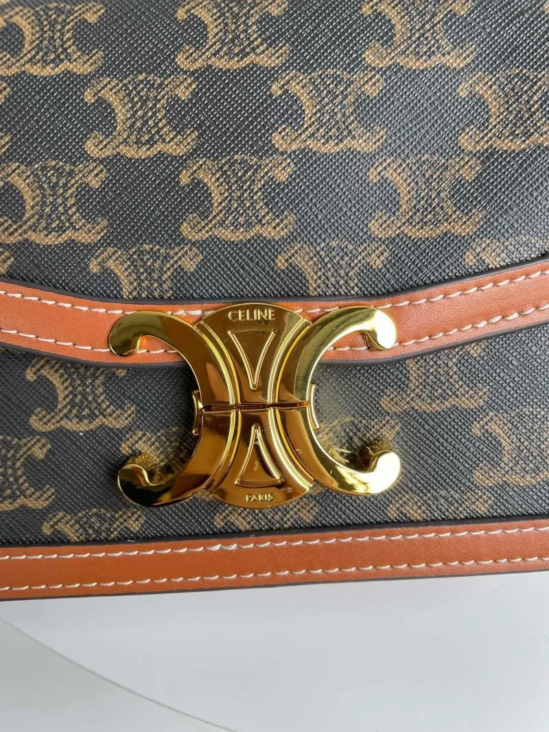 Celine Triomphe Satchel Crossbody Bag 26 - Image 4