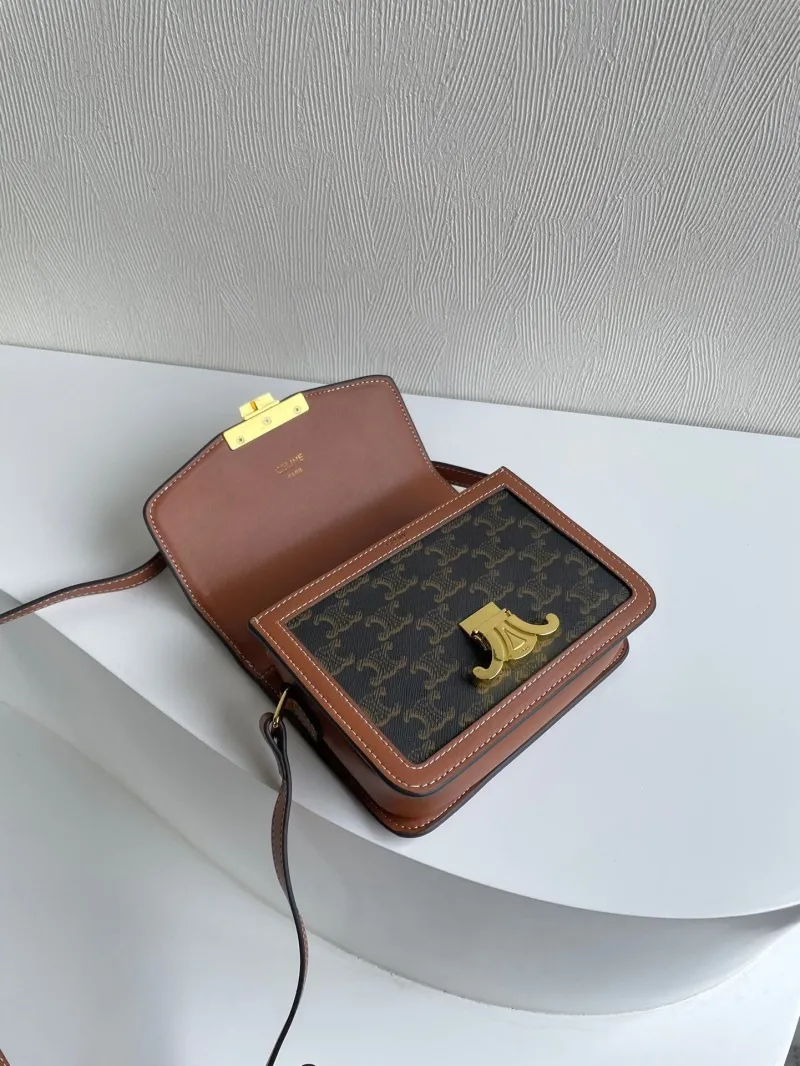 Celine Triomphe Satchel Crossbody Bag 26 - Image 6