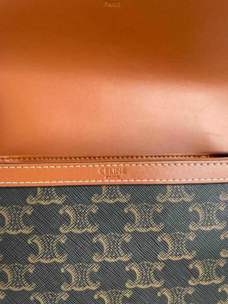 Celine Triomphe Satchel Crossbody Bag 26 - Image 7