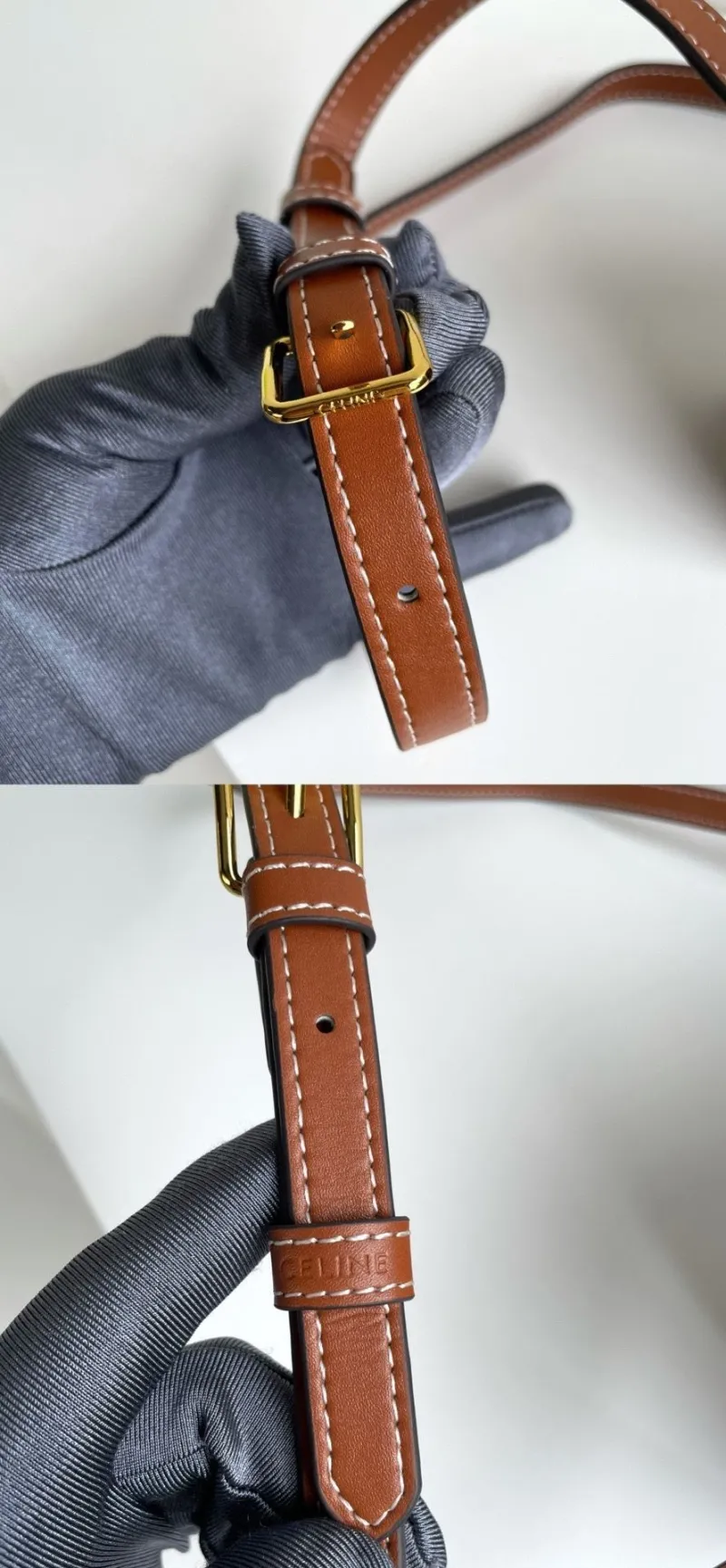 Celine Triomphe Satchel Crossbody Bag 26 - Image 8