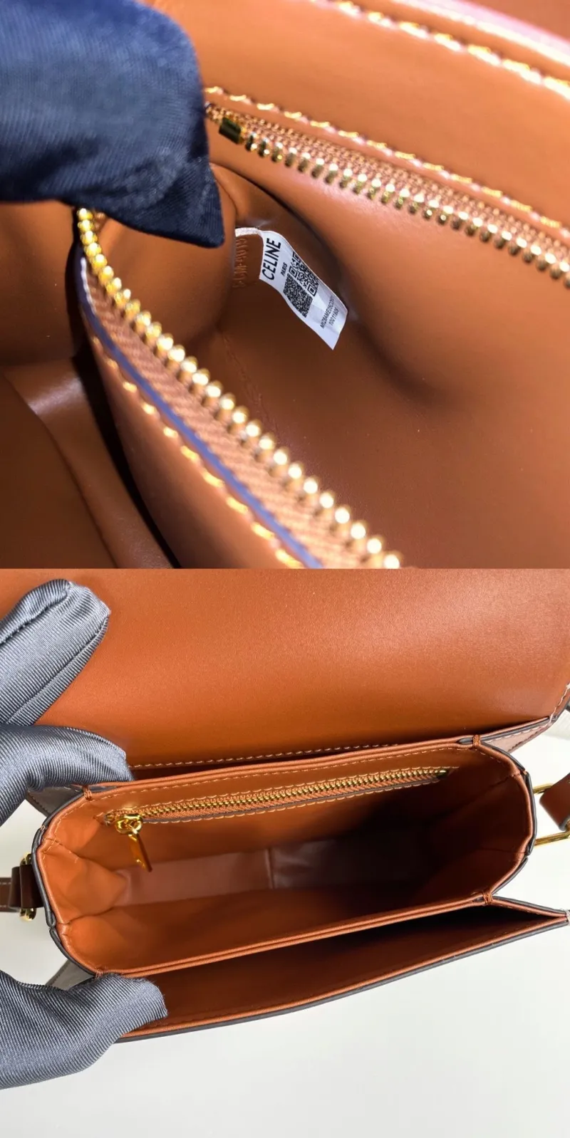 Celine Triomphe Satchel Crossbody Bag 26 - Image 9