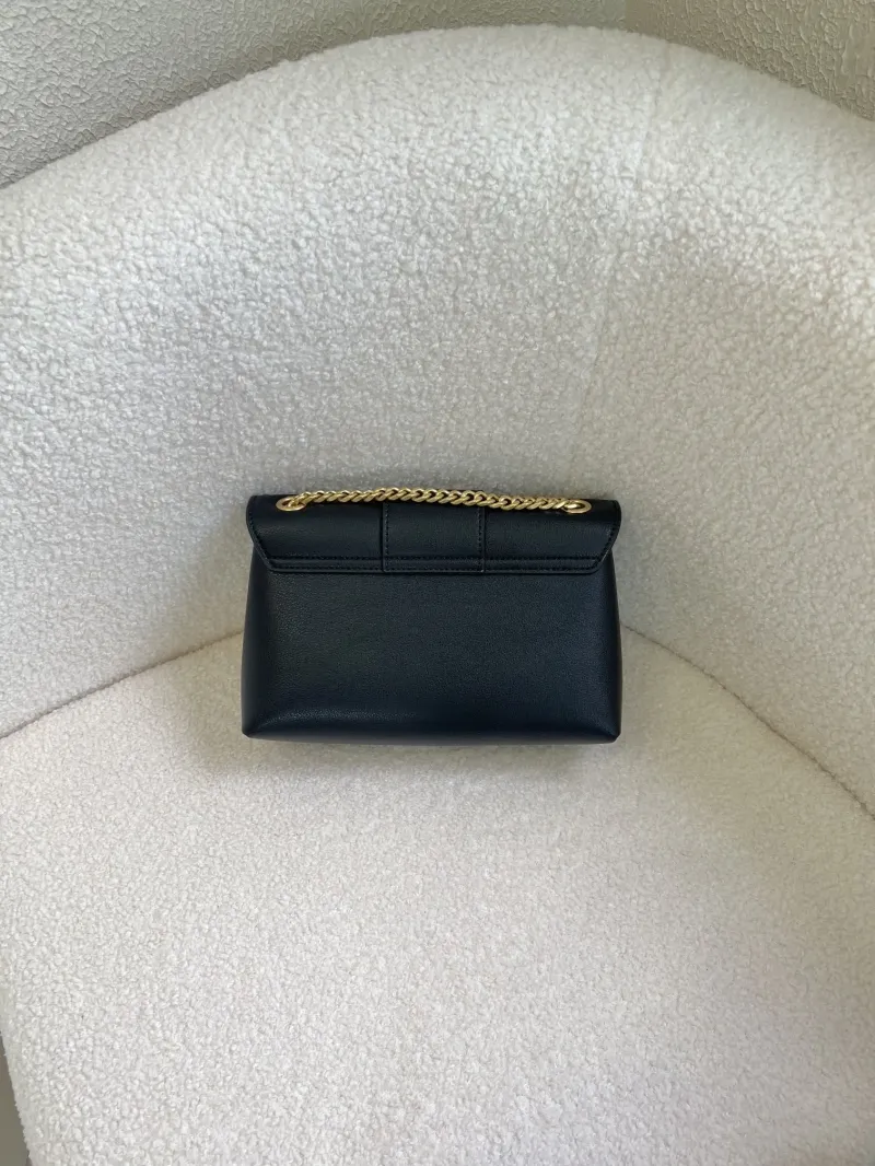 Alternative view of Celine Black Leather Chain Satchel Bag