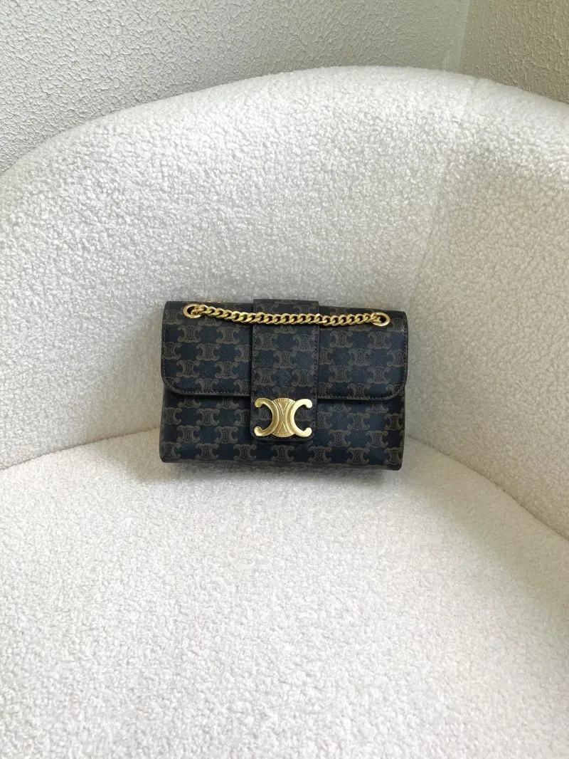 Celine Monogram Satchel Bag 30