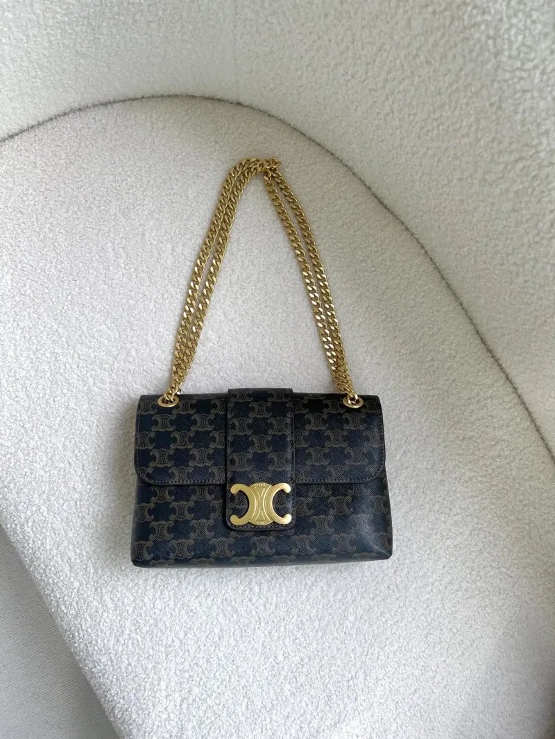 Celine Monogram Satchel Bag 30 - Image 4