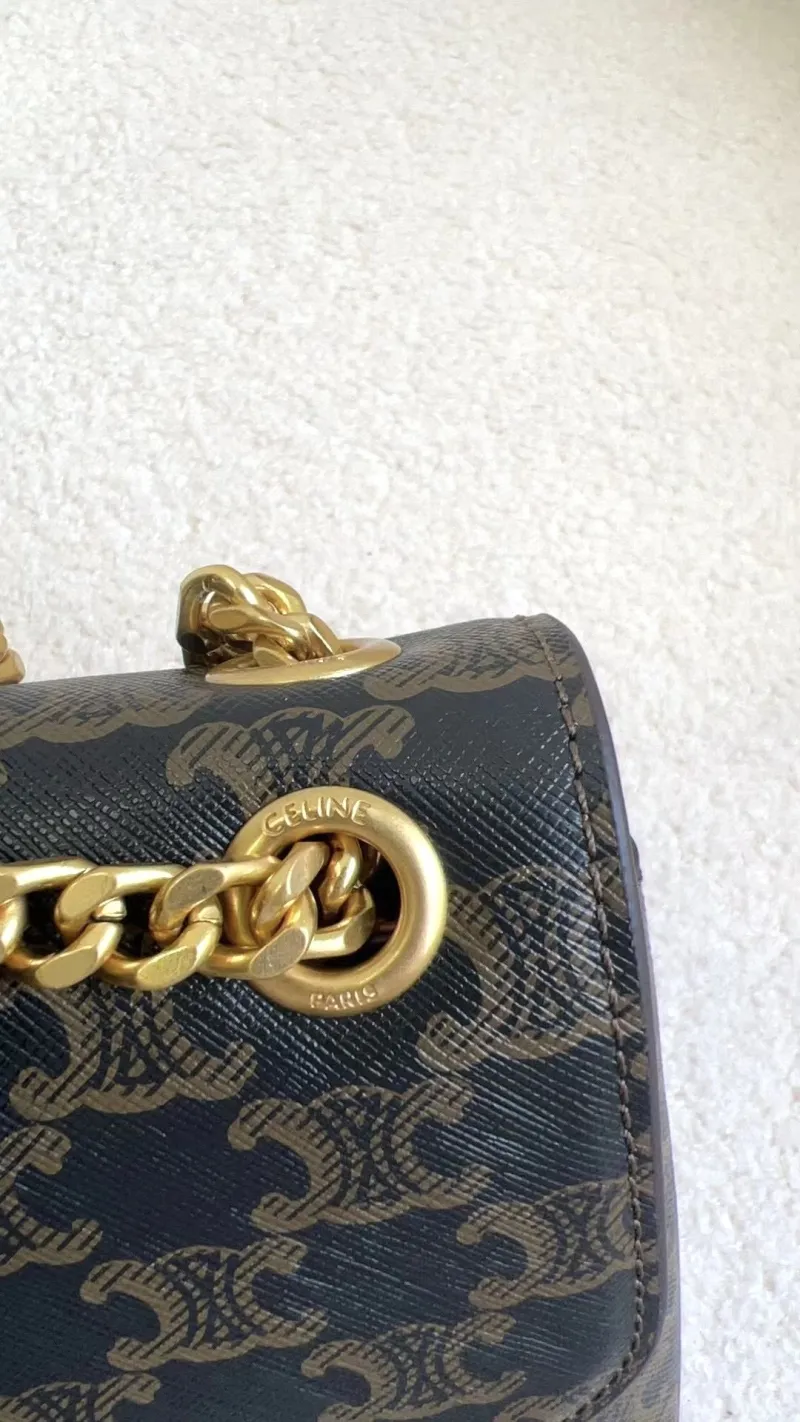 Celine Monogram Satchel Bag 30 - Image 6