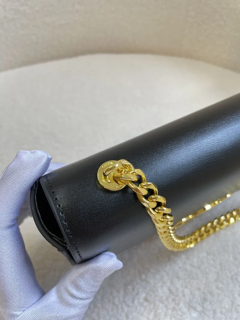 Celine Black Chain Satchel Shoulder Bag - Image 5