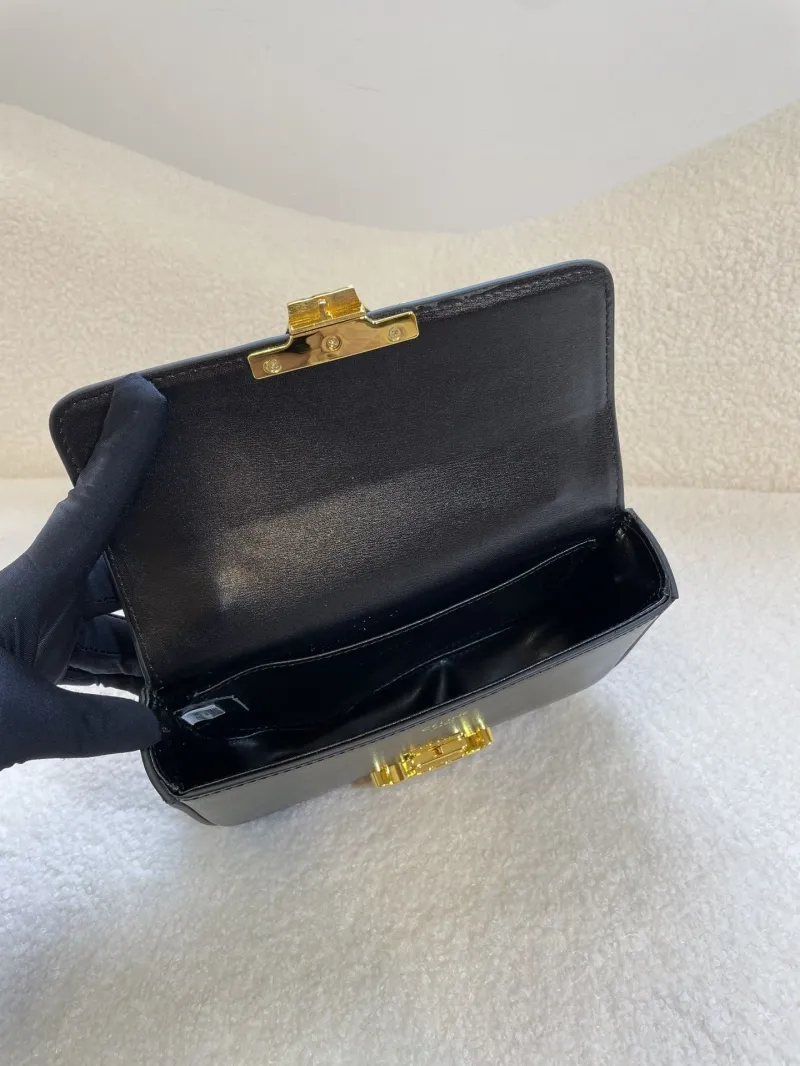 Celine Black Chain Satchel Shoulder Bag - Image 7