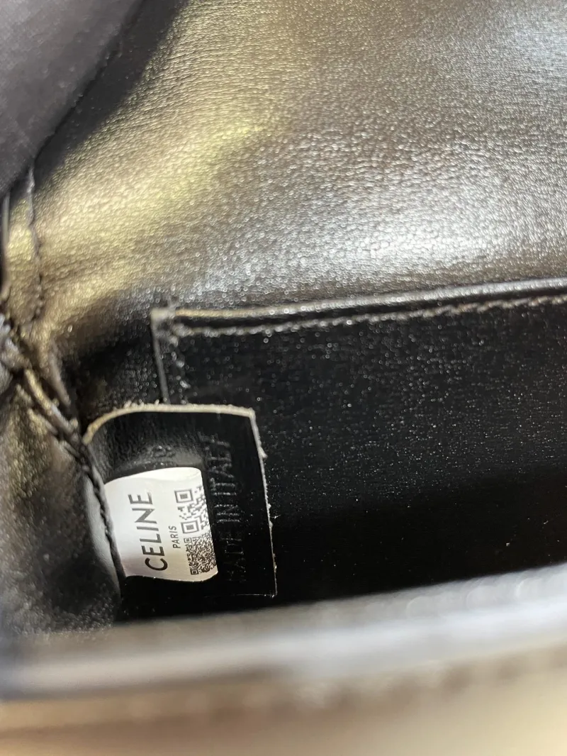 Celine Black Chain Satchel Shoulder Bag - Image 8