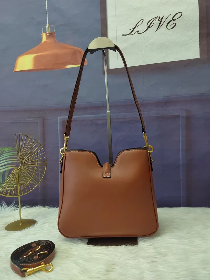 Alternative view of Celine Brown Leather Satchel Bag