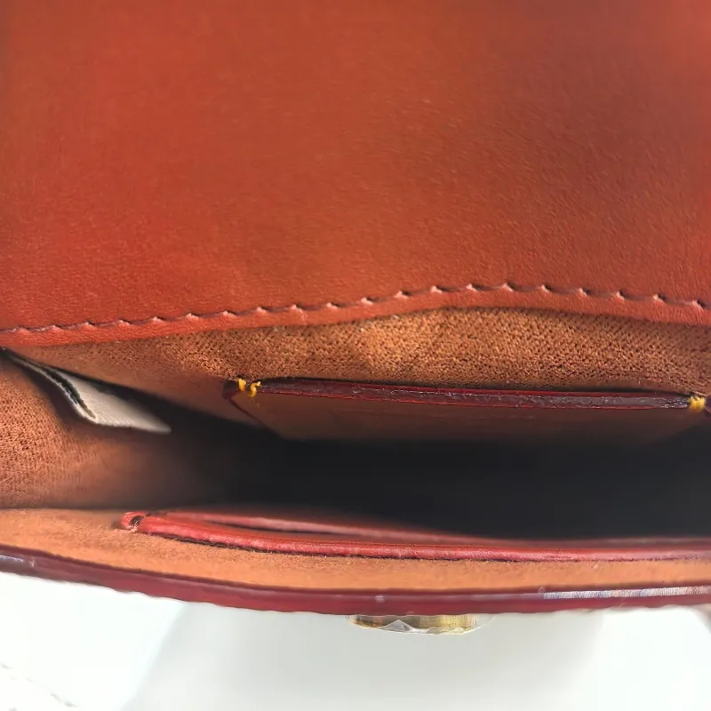 Coach Signature Tan Brown Crossbody Phone Bag - Image 4