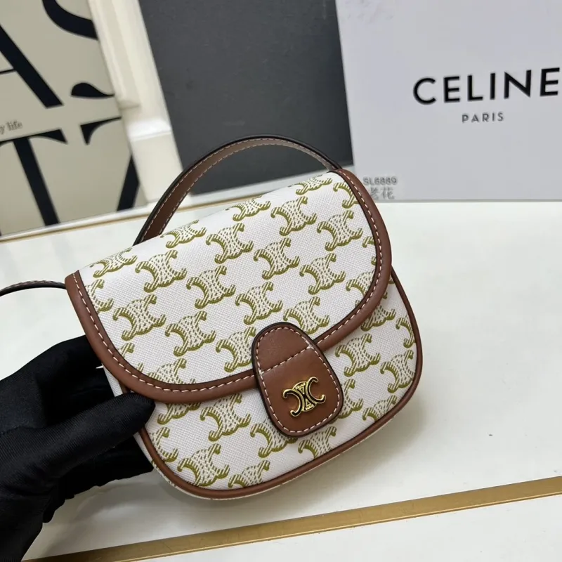 Celine Monogram Crossbody Saddle Bag TT196702 - Image 4