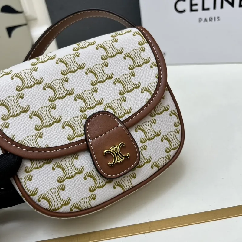 Celine Monogram Crossbody Saddle Bag TT196702 - Image 5