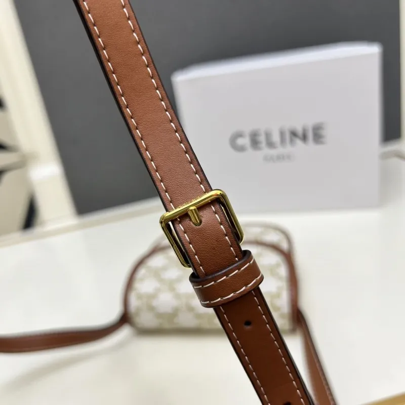 Celine Monogram Crossbody Saddle Bag TT196702 - Image 6