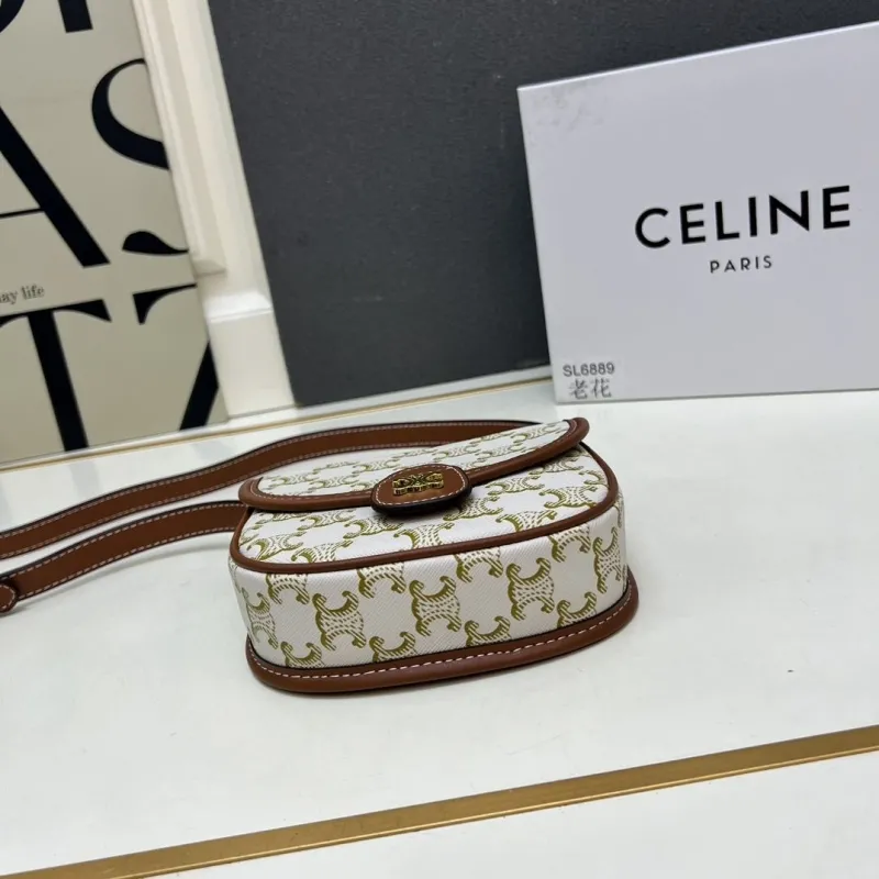 Celine Monogram Crossbody Saddle Bag TT196702 - Image 7