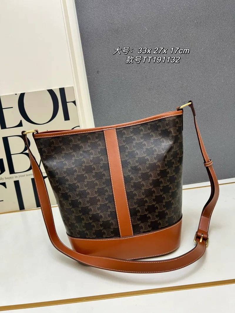 Alternative view of Celine Large Monogram Bucket Bag TT191132