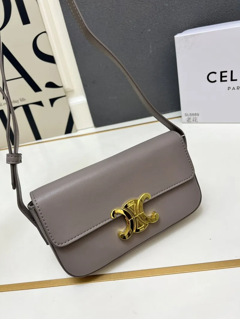 Celine Gray Crossbody Bag TT17500 - Image 3