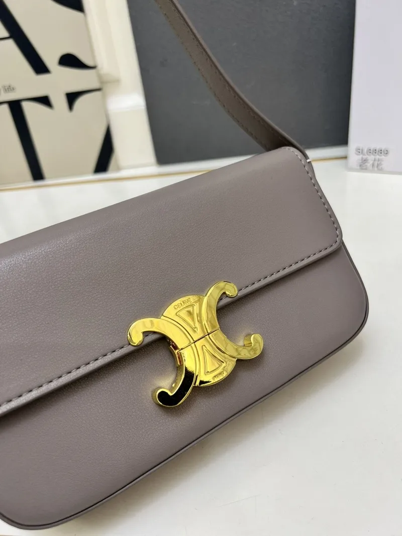 Celine Gray Crossbody Bag TT17500 - Image 4
