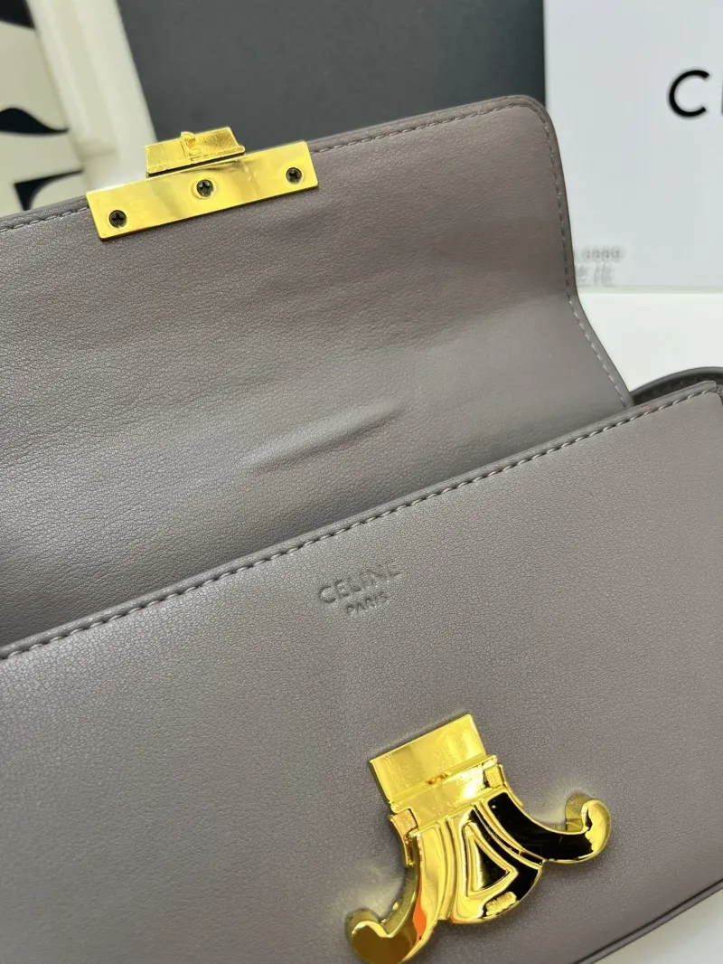 Celine Gray Crossbody Bag TT17500 - Image 9