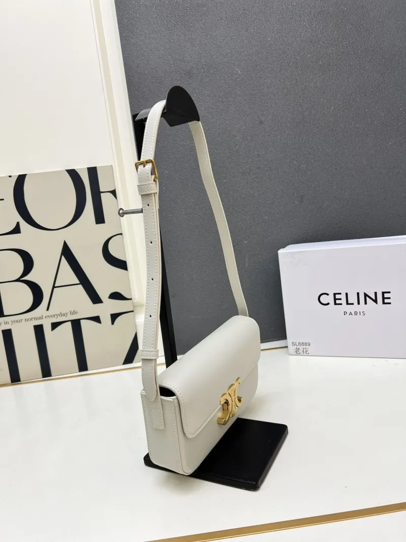 Alternative view of Celine Light Gray Shoulder Bag TT17500