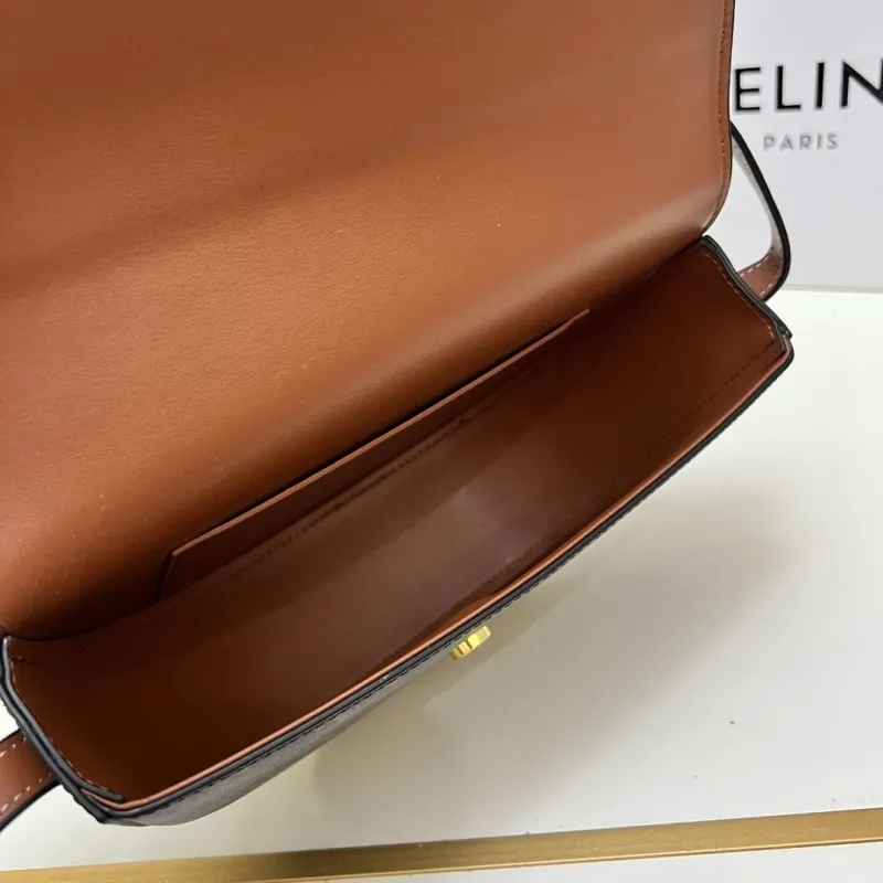 Celine TT6889 Brown Monogram Saddle Crossbody Bag - Image 8