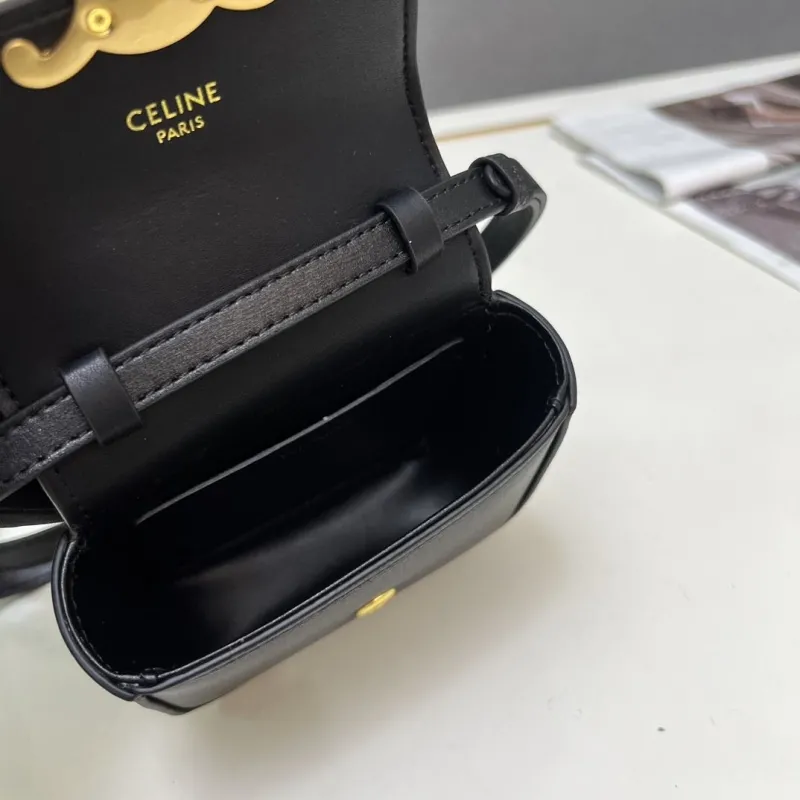 Celine Black Mini Crossbody Bag TTL653 - Image 6