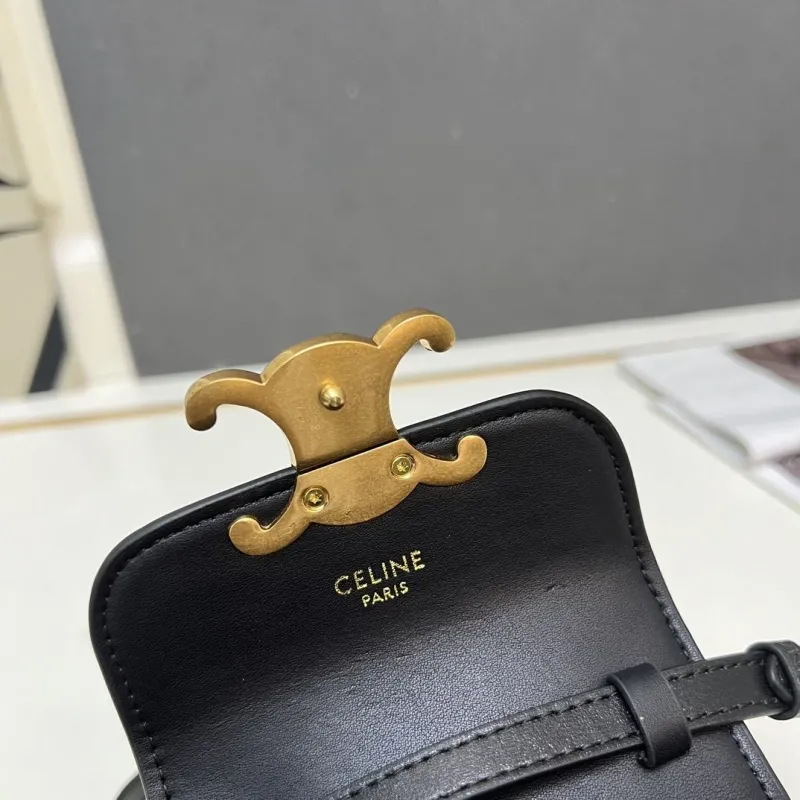 Celine Black Mini Crossbody Bag TTL653 - Image 7