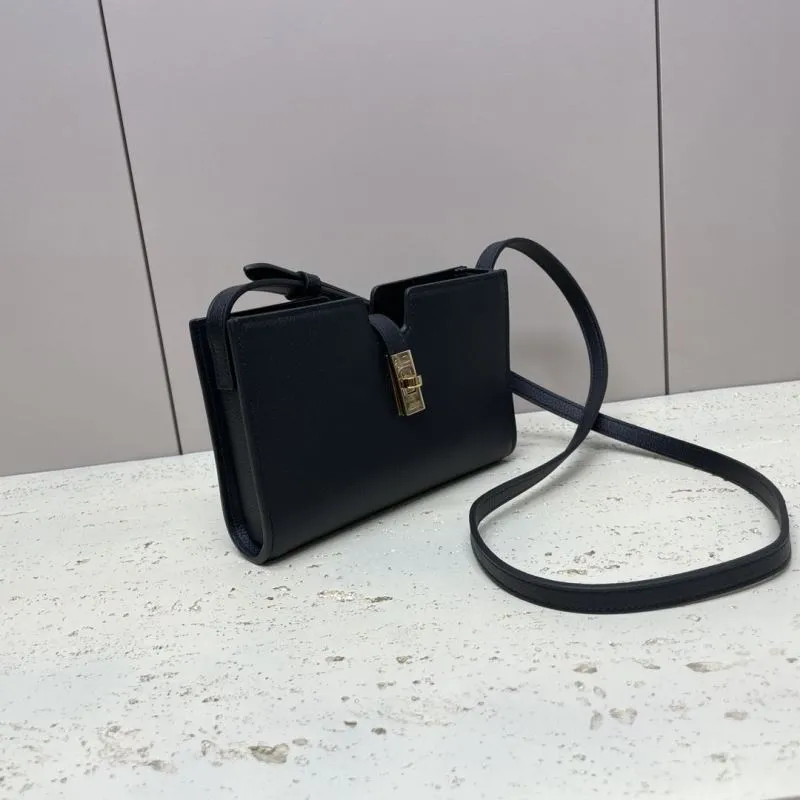 Alternative view of Celine Black Crossbody Satchel Bag