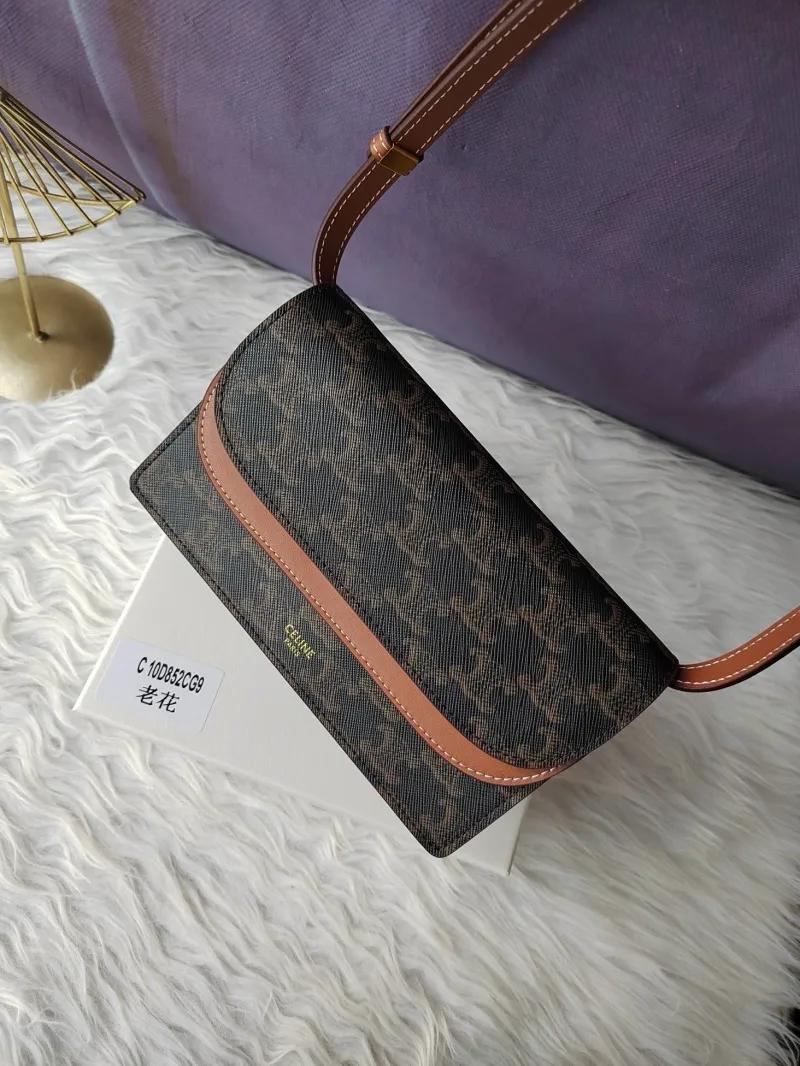 Celine Brown Monogram Crossbody Bag C10D852CG9 - Image 5