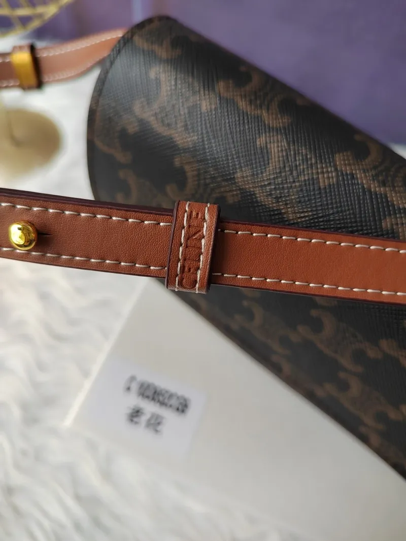 Celine Brown Monogram Crossbody Bag C10D852CG9 - Image 6