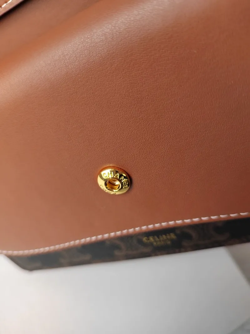 Celine Brown Monogram Crossbody Bag C10D852CG9 - Image 8