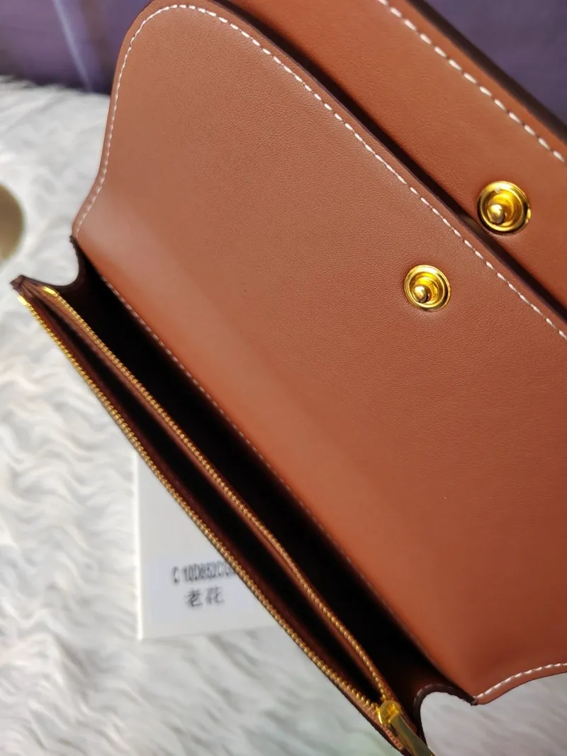 Celine Brown Monogram Crossbody Bag C10D852CG9 - Image 9
