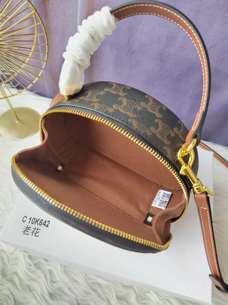 Celine Monogram Crossbody Handbag C10K642 - Image 7