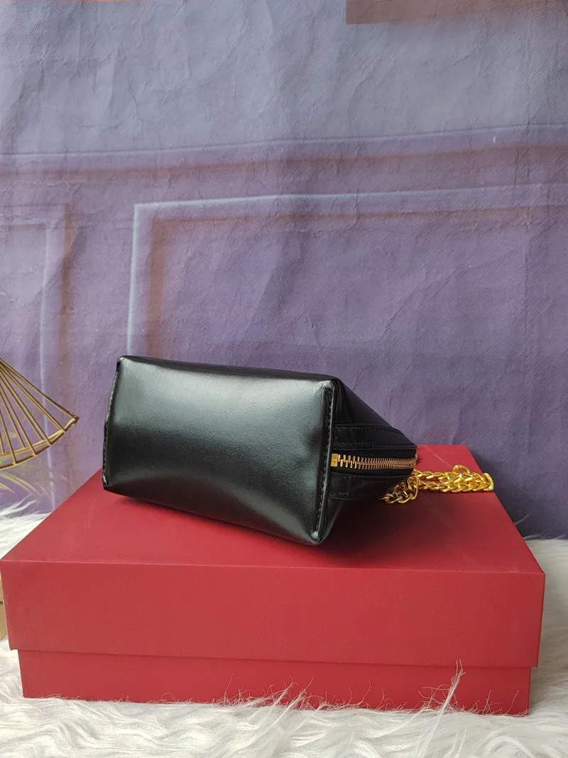 Celine Black Leather Crossbody Satchel Bag - Image 4