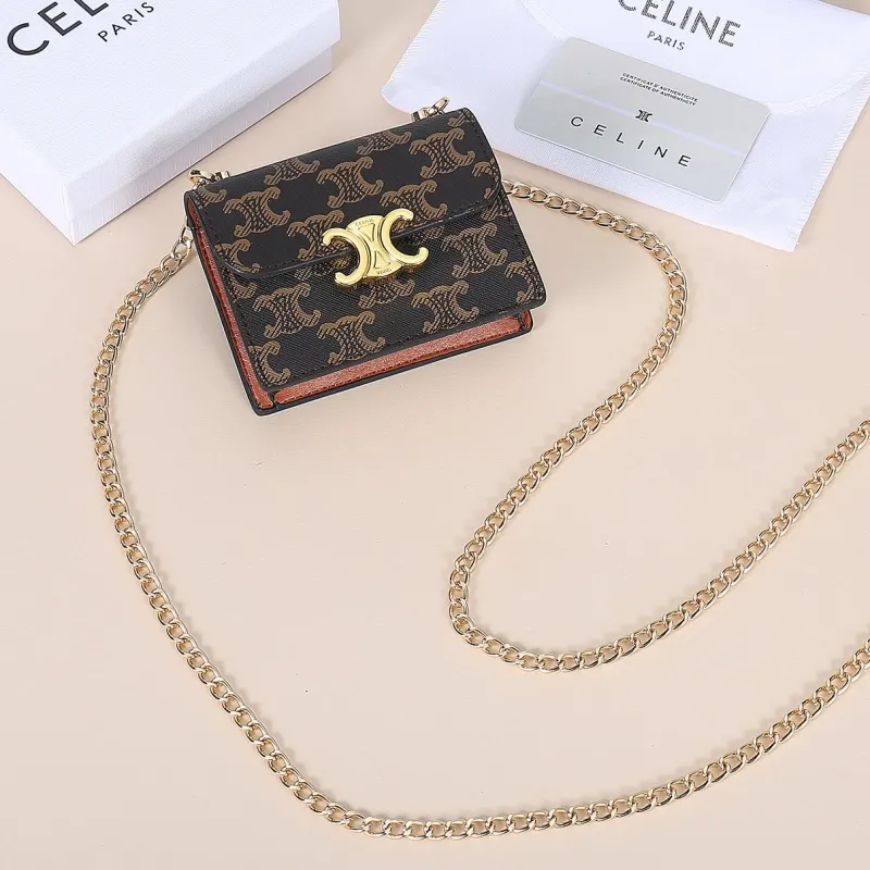 Celine Mini Monogram Chain Crossbody Bag