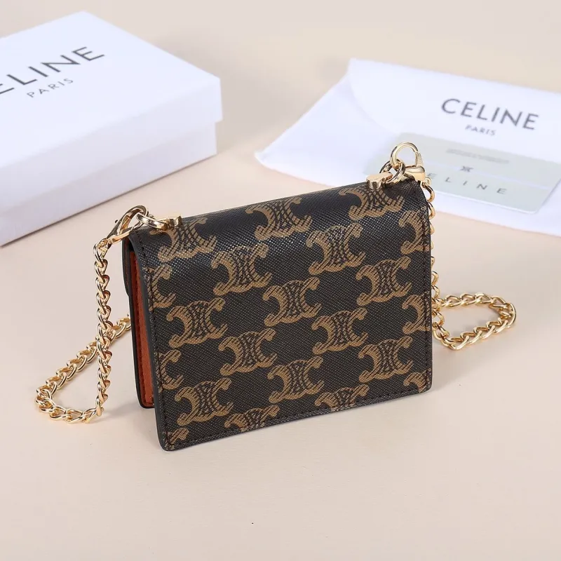 Alternative view of Celine Mini Monogram Chain Crossbody Bag