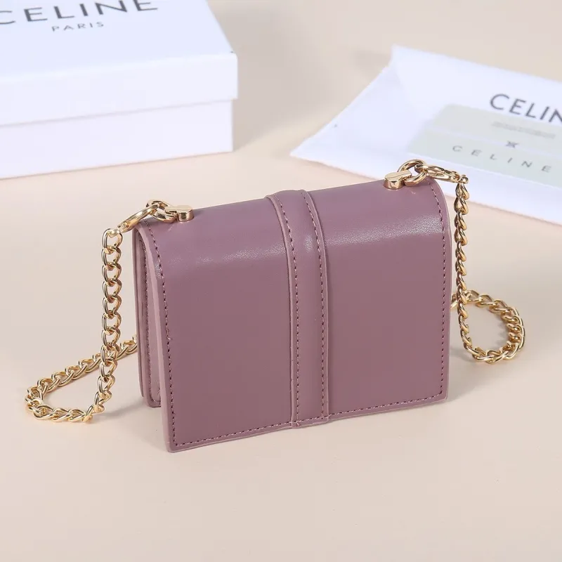 Alternative view of Celine Mini Mauve Chain Crossbody Bag