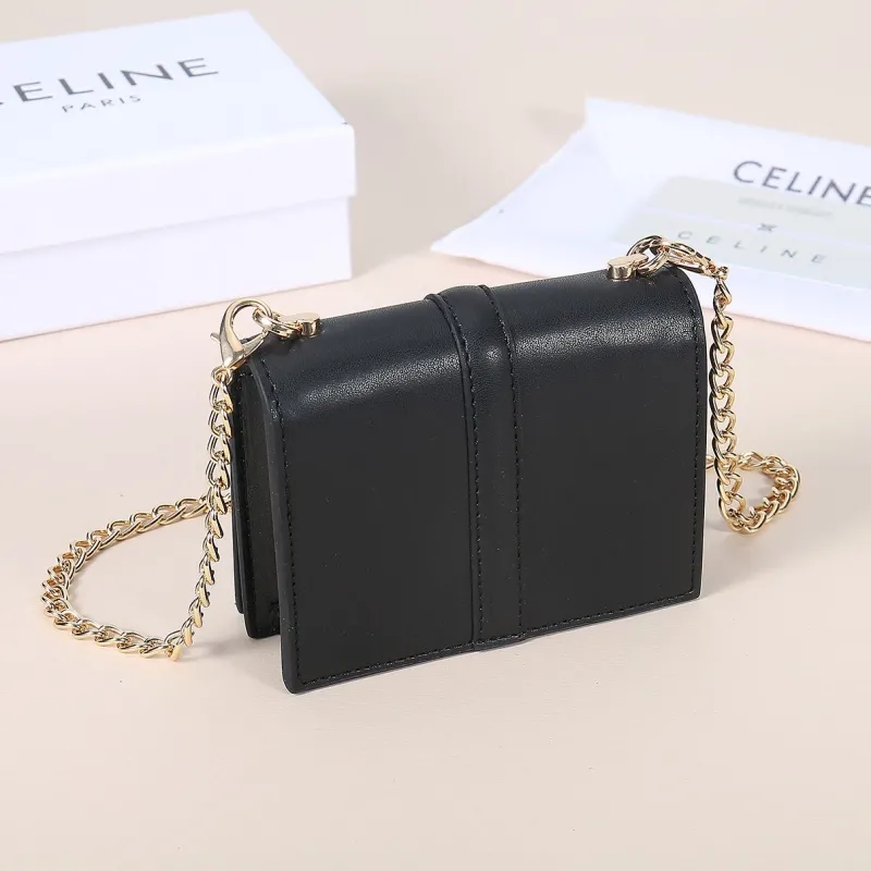 Alternative view of Celine Black Mini Chain Crossbody Bag
