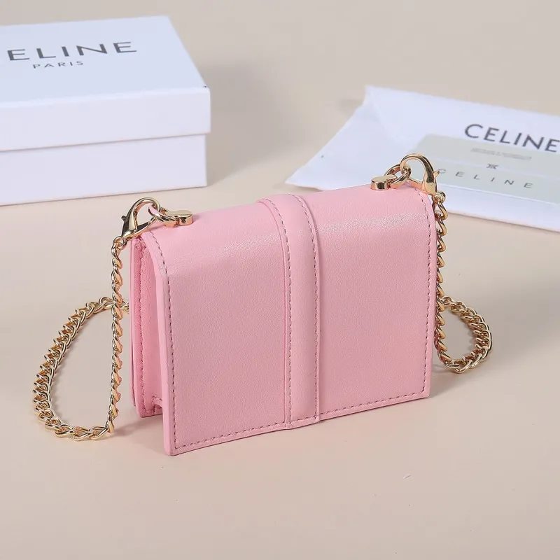 Alternative view of Celine Pink Mini Chain Satchel Bag