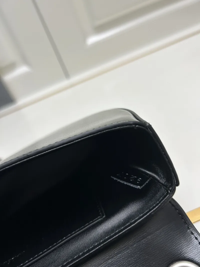 Celine Black 22cm Chain Satchel Bag 9207 - Image 9