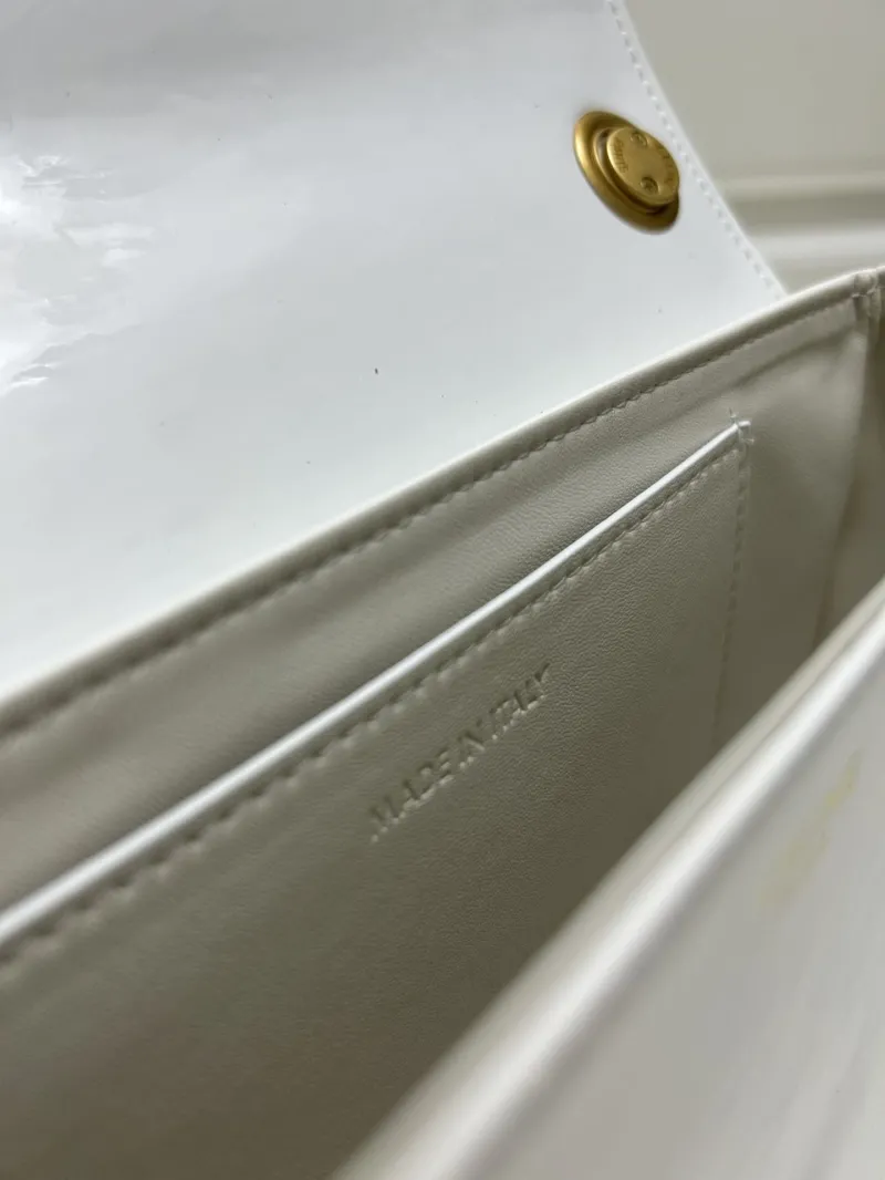 Celine White 22cm Chain Satchel Bag 9207 - Image 10
