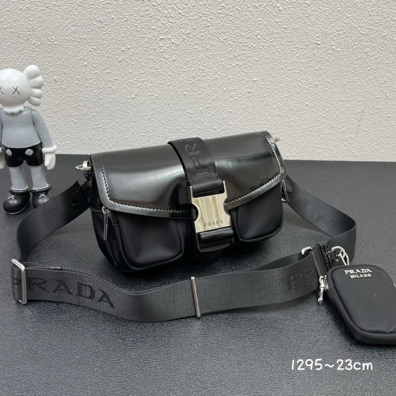 Alternative view of Prada Black Crossbody Bag 23cm