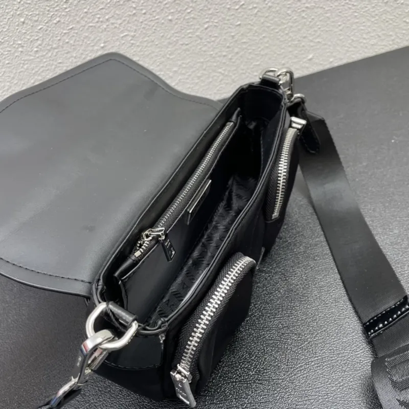Prada Black Crossbody Bag 23cm - Image 8