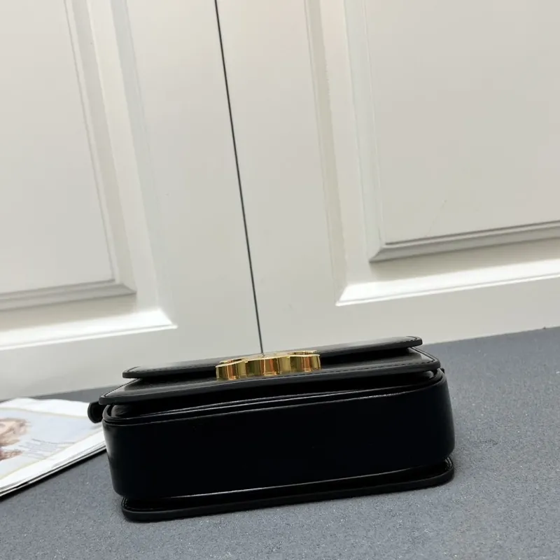 Celine Black Small Crossbody Satchel Bag 7712SQ - Image 7