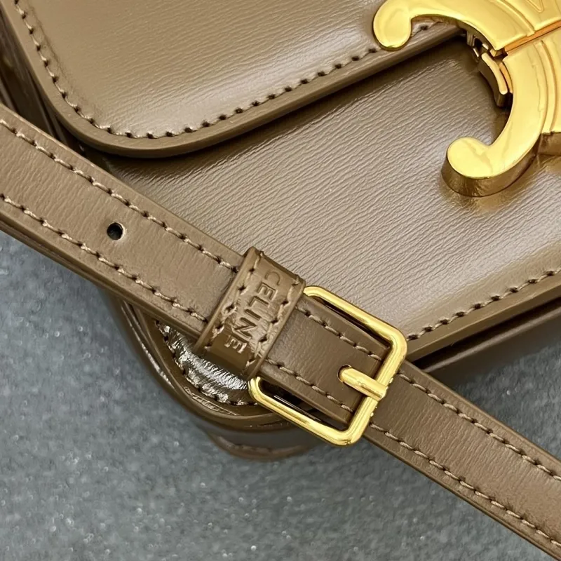 Celine Small Brown Satchel Bag 7712SQ - Image 6