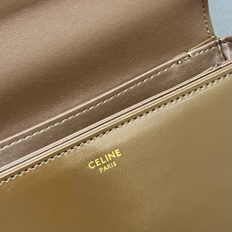 Celine Small Brown Satchel Bag 7712SQ - Image 9