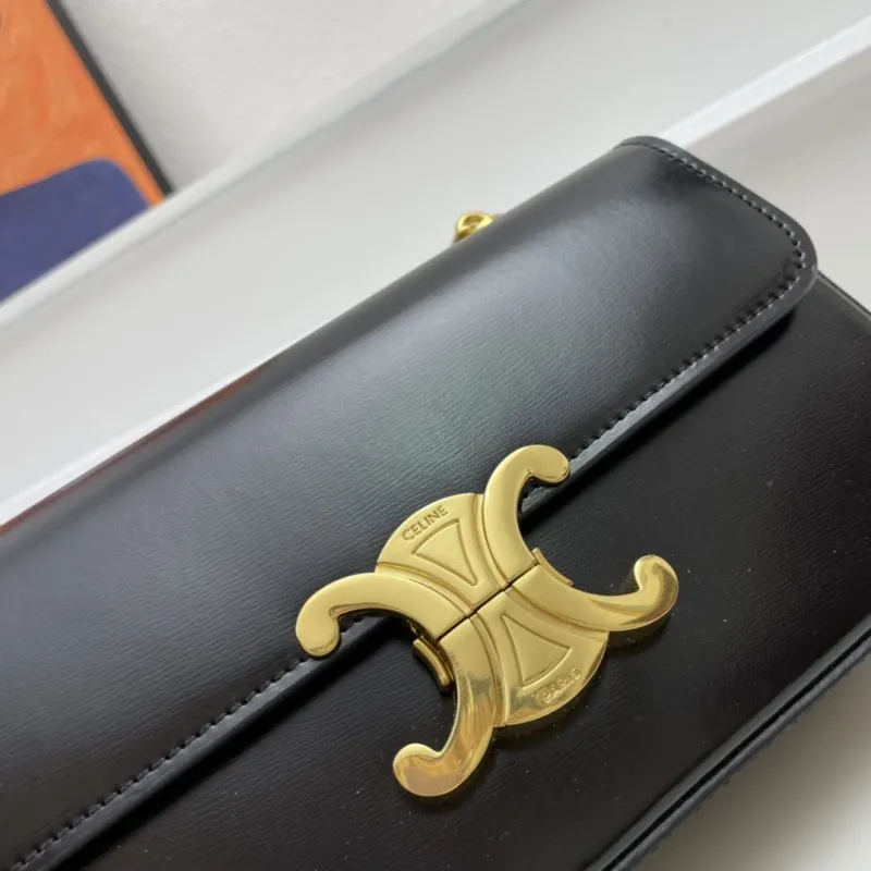 Celine Black Chain Satchel Bag - Image 4