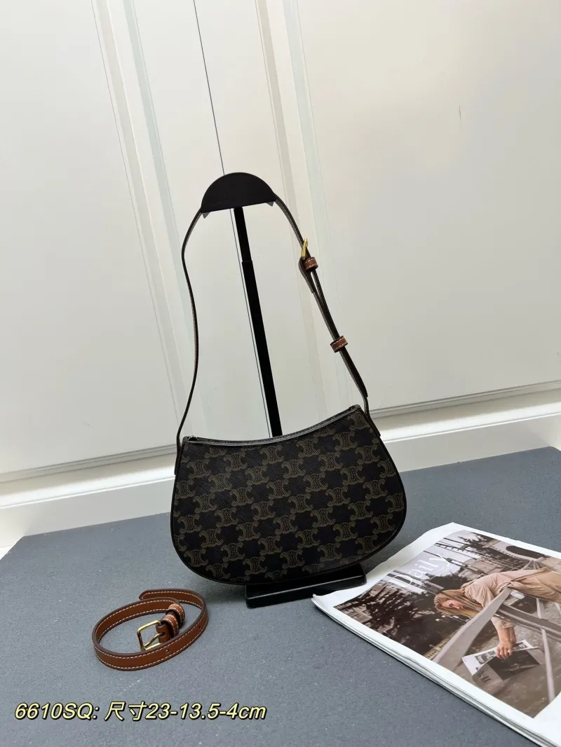 Alternative view of Celine 6610SQ Monogram Adjustable Shoulder Bag