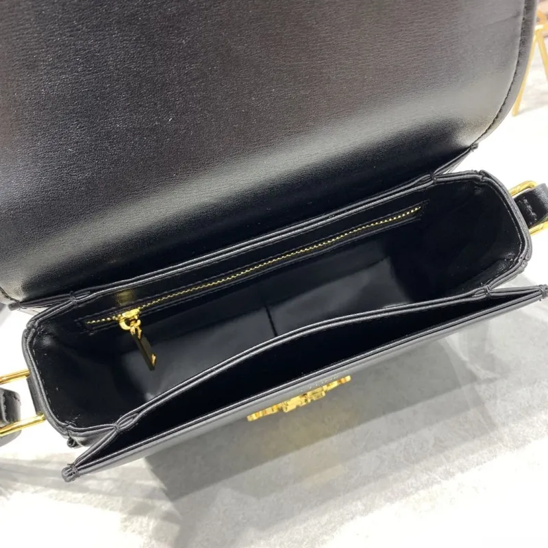Celine Triomphe Black Crossbody Bag - Image 7