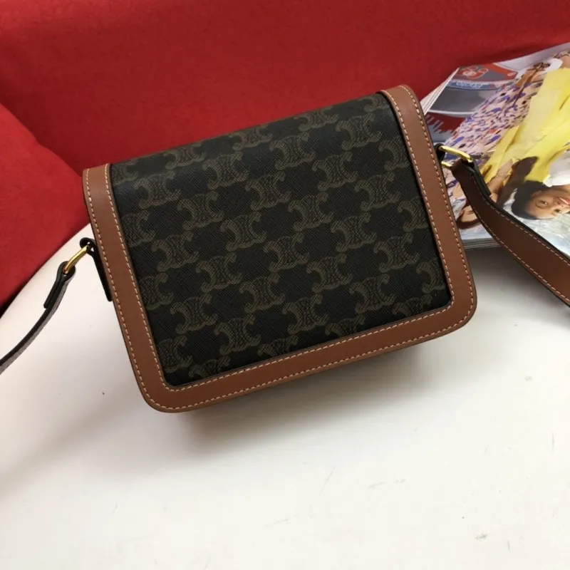 Celine 190 Monogram Satchel Crossbody Bag - Image 3