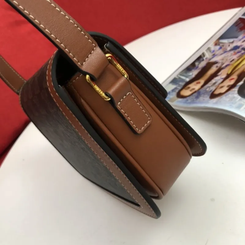 Celine 190 Monogram Satchel Crossbody Bag - Image 6